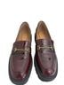 Sam Edelman Burgundy Black Flats Size 7 1/2 - photo 1
