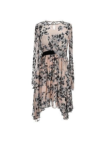 Philosophy Di Lorenzo Serafini  Philosophy by Lorenzo Serafini Floral Print Midi Dress in Multicolor Viscose (view 1)
