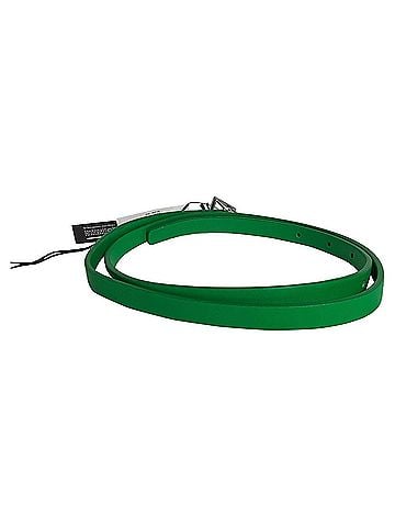 Bottega Veneta Bottega Veneta Triangle Buckle Belt in Green Leather (view 2)