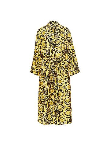 Versace Versace silk Signature Barocco Baroque print g robe gown (view 1)