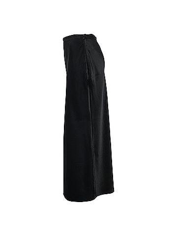 Joseph Joseph Midi Skirt in Black Silk (view 2)