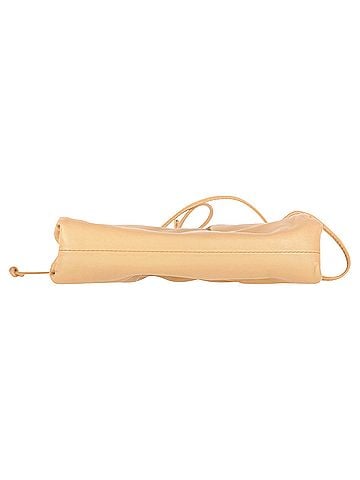 Bottega Veneta  Bottega Veneta Mini Pouch 20 Sling Bag in Yellow Calfskin Leather (view 2)