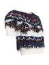 Chanel 100% Nylon Ivory Chanel fluffy lurex intarsia crystal cc cropped sweater Size 4 - photo 3