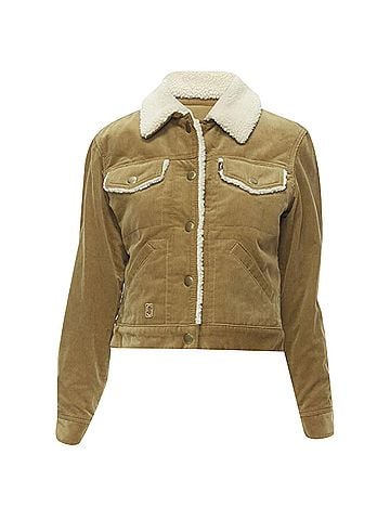 Marc Jacobs Marc Jacobs corduroy faux shearling lined trucker jacket (view 1)