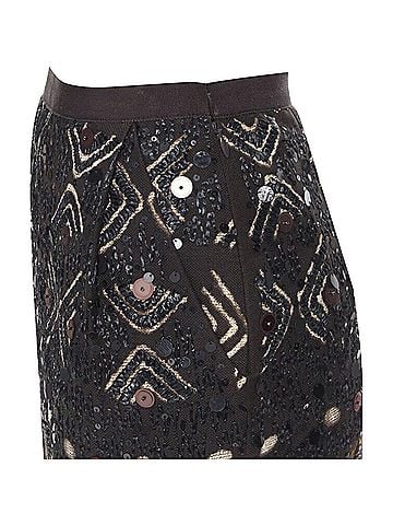 Oscar De La Renta Oscar De La Renta raffia sequins jacquard skirt (view 2)