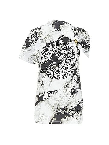 Versace Versace Medusa ring marble tie dye t-shirt (view 1)