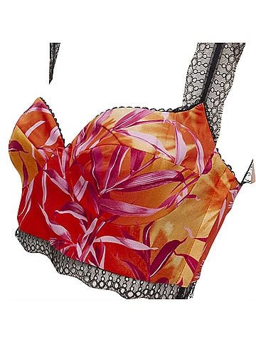 Versace Versace Jungle print bralette (view 2)