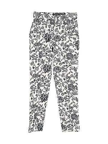 Isabel Marant Isabel Marant Lorrick Cropped Floral-Print Jeans in White Cotton (view 1)