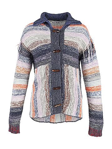 Acne Acne Studios Karya Mouliné Striped Cardigan In Multicolor Wool (view 1)