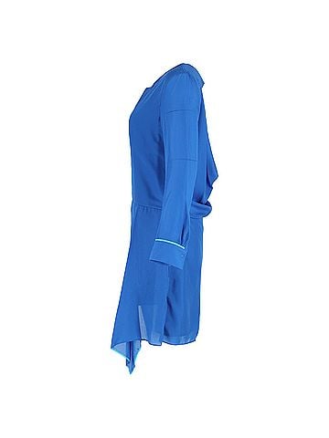 Acne Acne Studios Adelle Tape Dress in Blue Polyester (view 2)