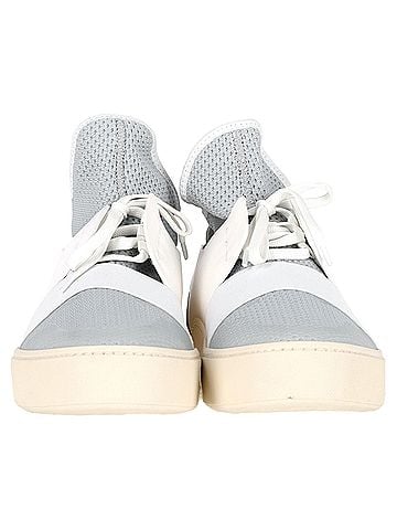 Balenciaga Balenciaga Sock Style High-Top Sneakers in Grey and White Polyester and Leather (view 2)