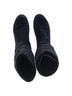 Chanel 100% Fur Fiber Black Chanel CC Logo Shearling Boots in Navy Blue Suede Size EU 36 - photo 2