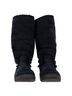 Chanel 100% Fur Fiber Black Chanel CC Logo Shearling Boots in Navy Blue Suede Size EU 36 - photo 3