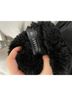 Chanel 100% Fur Fiber Black Chanel CC Logo Shearling Boots in Navy Blue Suede Size EU 36 - photo 6