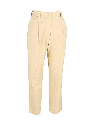 Brunello Cucinelli Brunello Cucinelli Trousers in Cream Cotton (view 1)