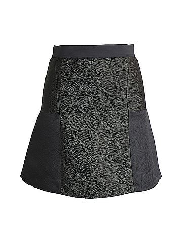 Sandro Sandro Paris Flared Skirt in Black Polyester (view 1)