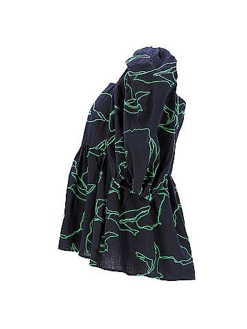 STINE GOYA Stine Goya Top in Navy Blue Cotton (view 2)