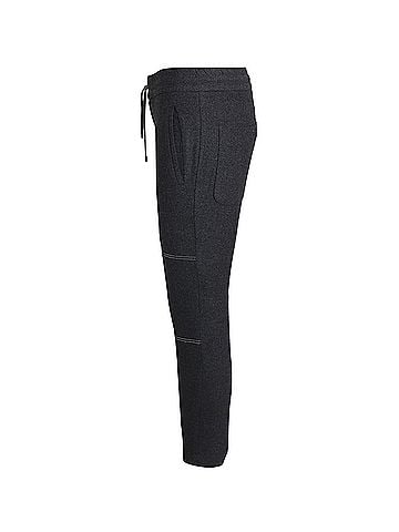 Brunello Cucinelli Brunello Cucinelli Contrast Band Trim Track Pants in Grey Lana Vergine (view 2)
