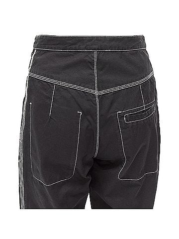 Isabel Marant Isabel Marant Cotton Topstitch Pocketed Carpenter Pants (view 2)