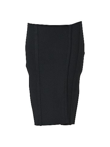 Herve Leger Herve Leger Pencil Skirt in Black Polyester (view 1)