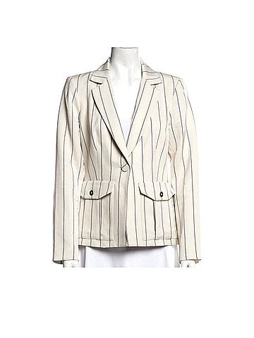 Alexis Striped Button Blazer Blazer (view 1)