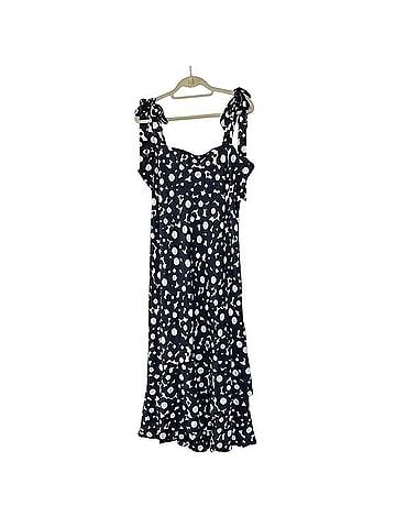 Hutch Flounced Shoulder-Tie Midi Dress Casual Dress (view 1)