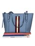 Bally 100% Leather Blue Leather Tote One size - photo 1