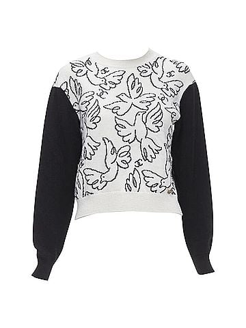 Chanel Chanel cashmere Dove bird CC pullover sweater (view 1)