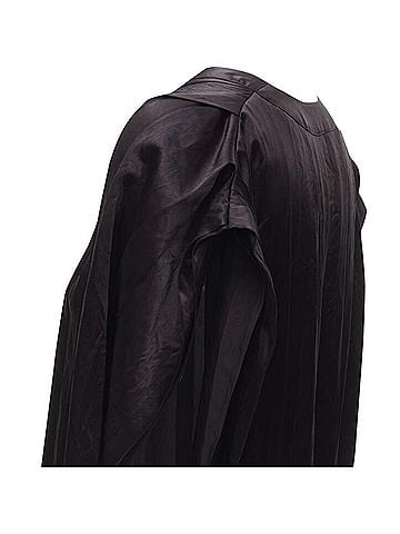 Comme des Garçons Comme Des Garcons triacetate V-neck pleated belted dress (view 2)