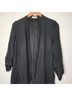 Babaton 82% Triacetate 18% Polyester 100% Cupro Black Jacket Size 6 - photo 4