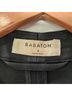 Babaton 82% Triacetate 18% Polyester 100% Cupro Black Jacket Size 6 - photo 3
