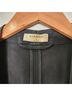 Babaton 82% Triacetate 18% Polyester 100% Cupro Black Jacket Size 6 - photo 6