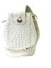 Brahmin 100% Leather Animal Print White Leather Bucket Bag One size - photo 1