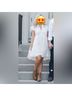 Olivaceous White Casual Dress Size S - photo 4