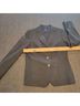 Brooks Brothers 95% Wool 4% Lycra 100% Polyester Solid Gray Blazer Size 6 - photo 12
