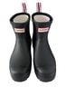 Hunter 100% Rubber Black Rain Boots Size 8 - photo 3