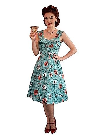 Fables by Barrie MCM Atomic Starburst Cocktail Dress (view 1)