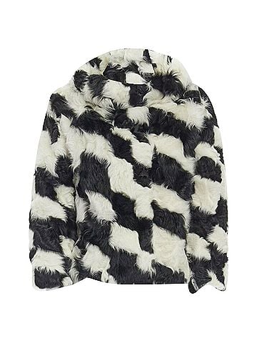 Dries Van Noten Dries Van Noten goat fur boxy sweater top (view 1)