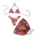 Shein Floral Multi Color Two Piece Swimsuit Size M - photo 1