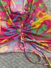 Shein Floral Multi Color Two Piece Swimsuit Size M - photo 3