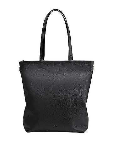 Cuyana Tall Easy Zipper Tote Leather Tote (view 2)