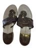 Jack Rogers Brown Gold Sandals Size 8 - photo 1