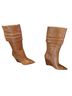 Nine West 100% Leather Brown Wedges Size 8 1/2 - photo 1