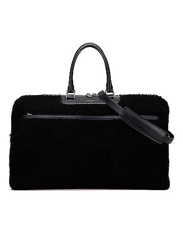 Saint Laurent Shearling Travel Bag (view 1)