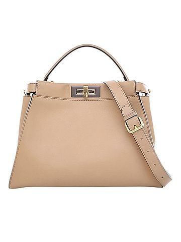Fendi Medium Leather Peekaboo Iconic Satchel (view 1)