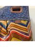 Fossil Chevron-herringbone Multi Color Leather Tote One size - photo 4