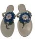 Jack Rogers 100% Rubber Teal Blue Flip Flops Size 8 - photo 1