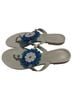 Jack Rogers 100% Rubber Teal Blue Flip Flops Size 8 - photo 2
