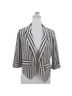 Iz Byer 100% Polyester Stripes Black Blazer Size XS - photo 1