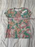 L'Agence Floral Multi Color Short Sleeve Blouse Size S - photo 4